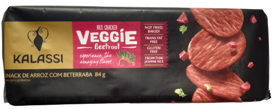 KALASSI SNACK DE ARROZ COM BETERRABA KALASSI SNACK DE ARROZ COM BETERRABA
