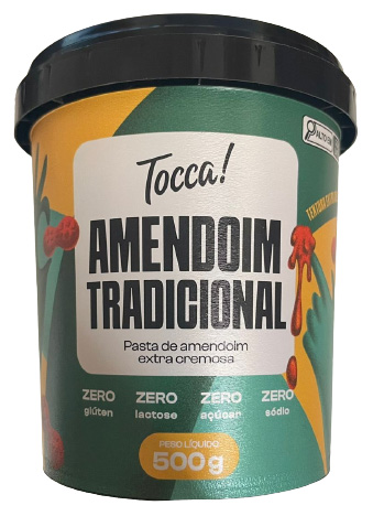 TOCCA PASTA DE AMENDOIM INTEGRAL