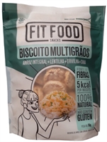 FIT FOOD BISCOITO MULTIGRÃOS ARROZ INTEGRAL+LENTILHA+ERVILHA+CHIA | Teste de Snacks: Veja qual é a melhor marca
