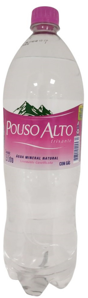 POUSO ALTO ÁGUA MINERAL COM GÁS DE 1,5L