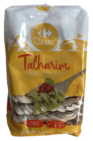 CARREFOUR CLASSIC MASSA DE SÊMOLA COM OVOS