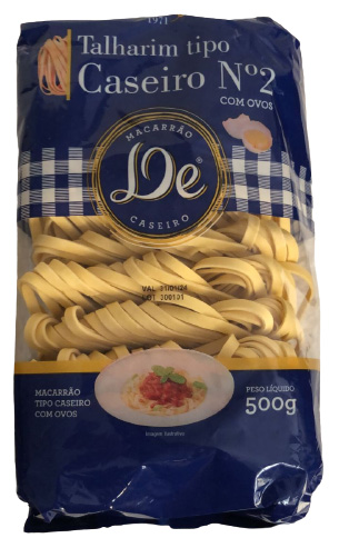 MASSAS DE MASSA DE SÊMOLA COM OVOS