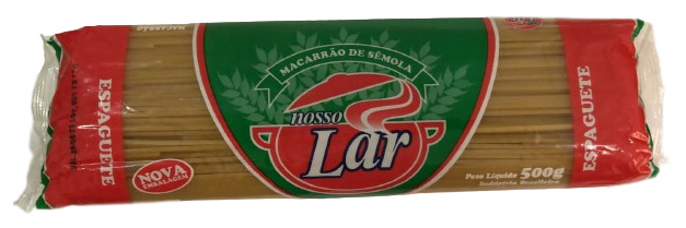 NOSSO LAR MASSA DE SÊMOLA SEM OVOS