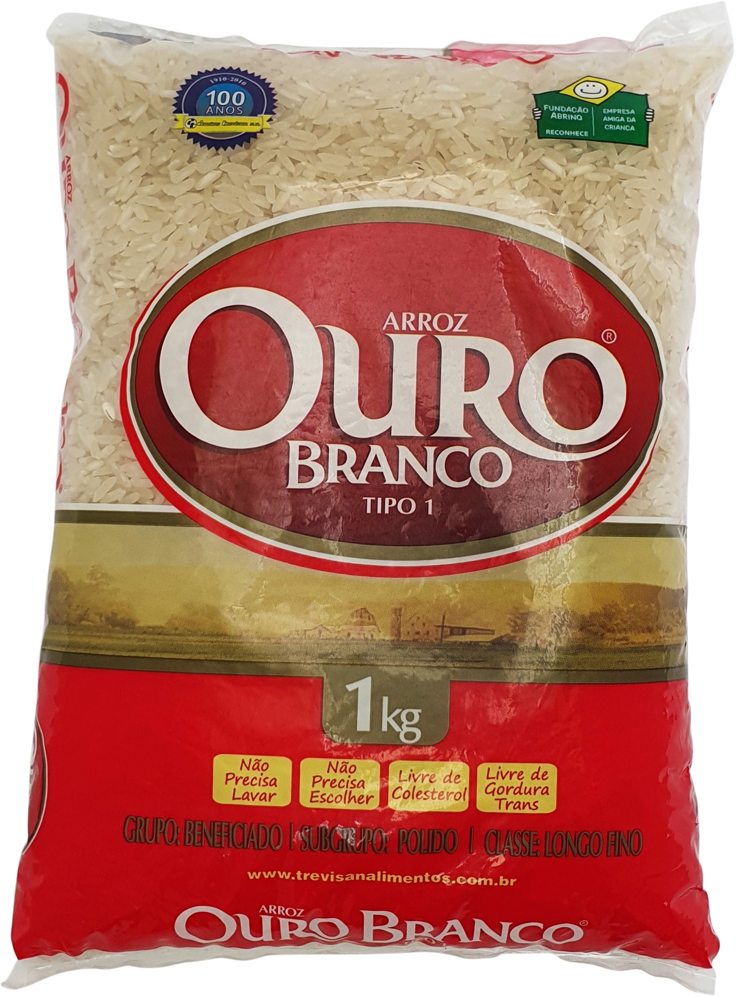OURO BRANCO ARROZ BRANCO TIPO 1