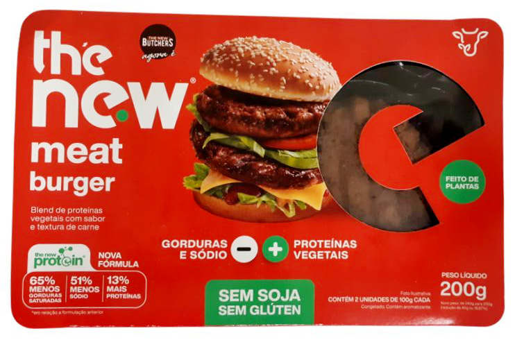 THE NEW MEAT BURGER HAMBÚRGUER VEGETAL