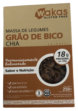 WAKAS MASSA SEM GLÚTEN OUTROS, COM OUTROS