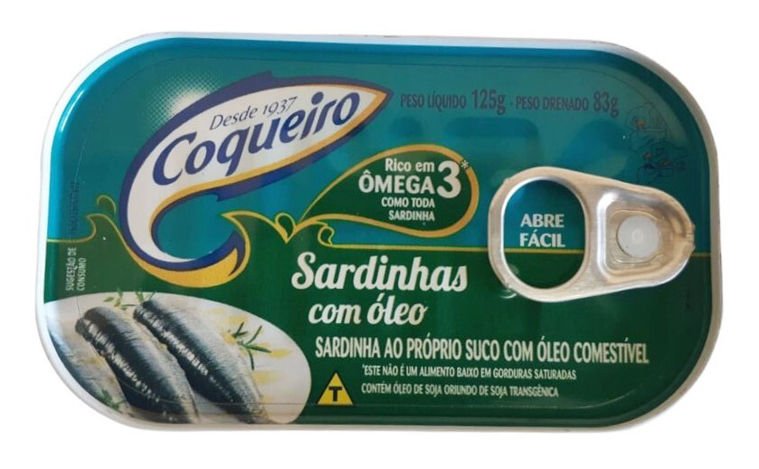 COQUEIRO SARDINHA COM ÓLEO