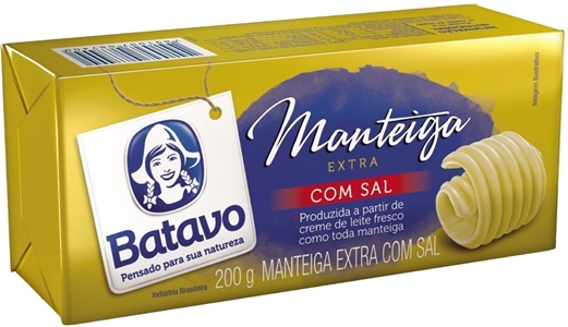 BATAVO MANTEIGA EXTRA COM SAL