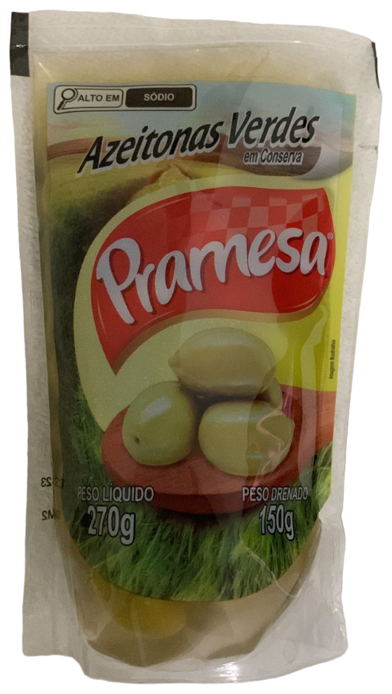 PRAMESA AZEITONAS VERDES EM CONSERVA
