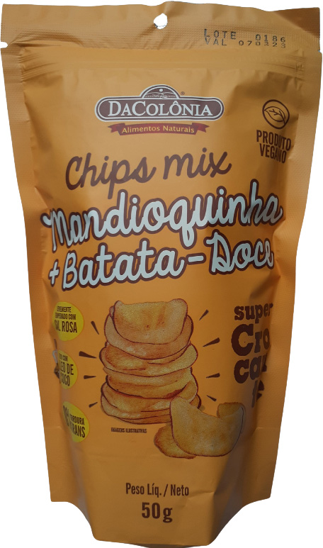 DACOLÔNIA CHIPS MIX MANDIOQUINHA + BATATA-DOCE