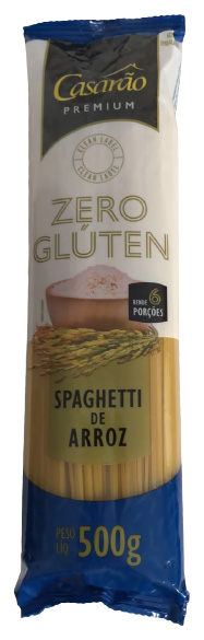CASARÃO PREMIUM MASSA SEM GLUTEN, COM ARROZ