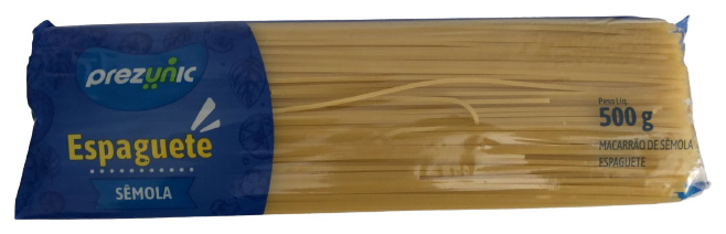 PREZUNIC MASSA DE SÊMOLA COM OVOS