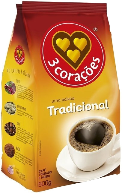 3 CORAÇÕES Café Torrado e Moído